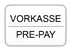 Vorkasse mit Überweisung / Prepayment with bankwire