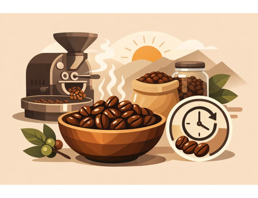 Warum das Röstdatum bei Kaffeebohnen wichtig ist