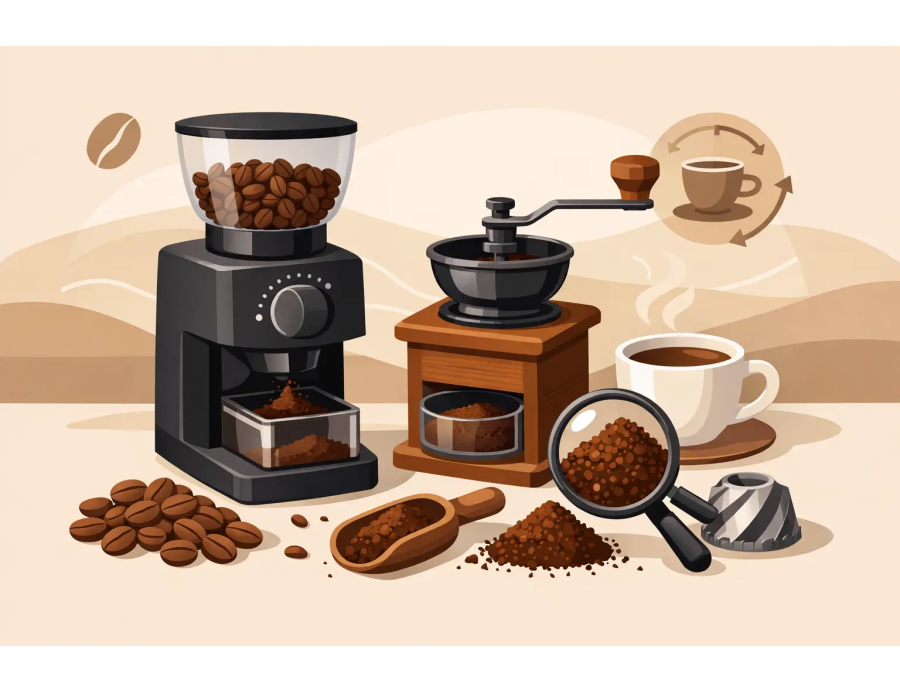 Kaffeebohnen zuhause optimal mahlen: So geht's