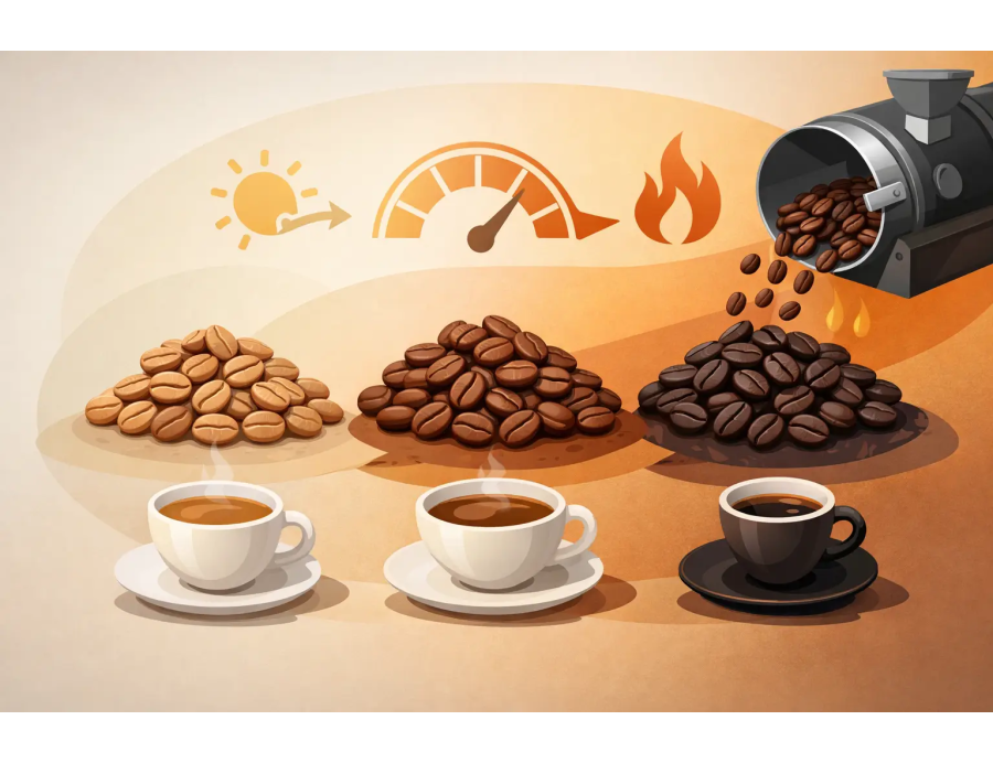 Röstgrade bei Kaffeebohnen erklärt für Ihren Geschmack