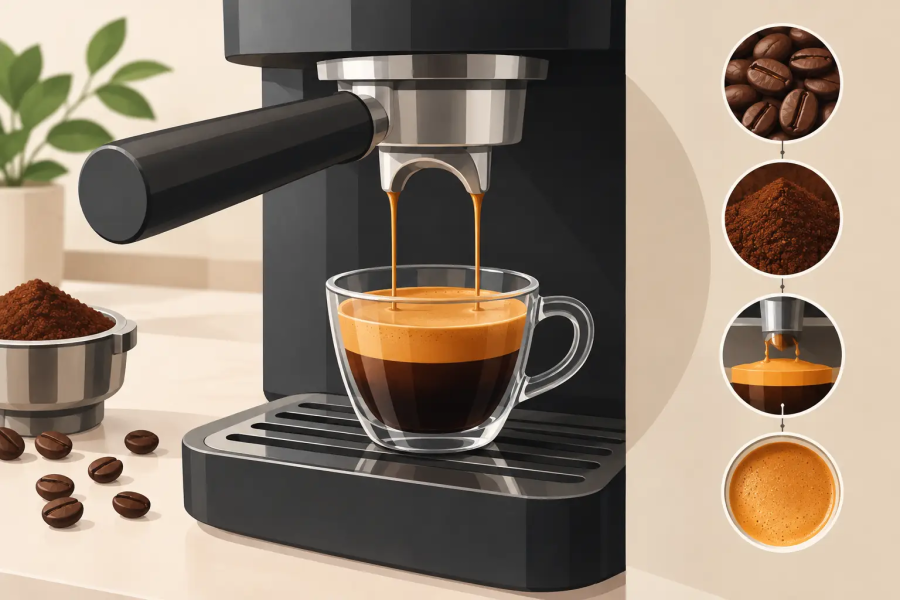 Wie entsteht Crema beim Espresso zu Hause?