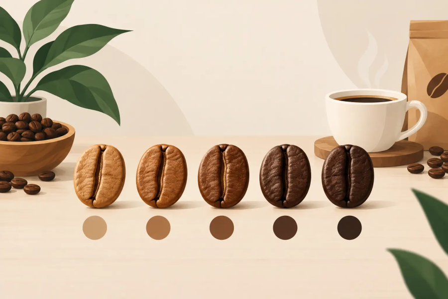 Kaffeebohnen nach Röstgrad auswählen leicht gemacht