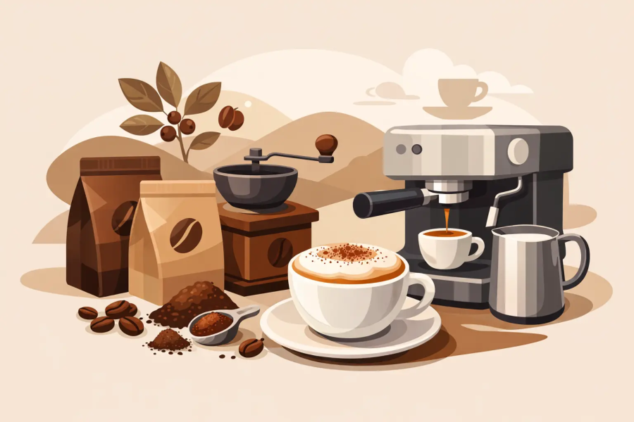 Die besten Kaffees für Cappuccino wählen