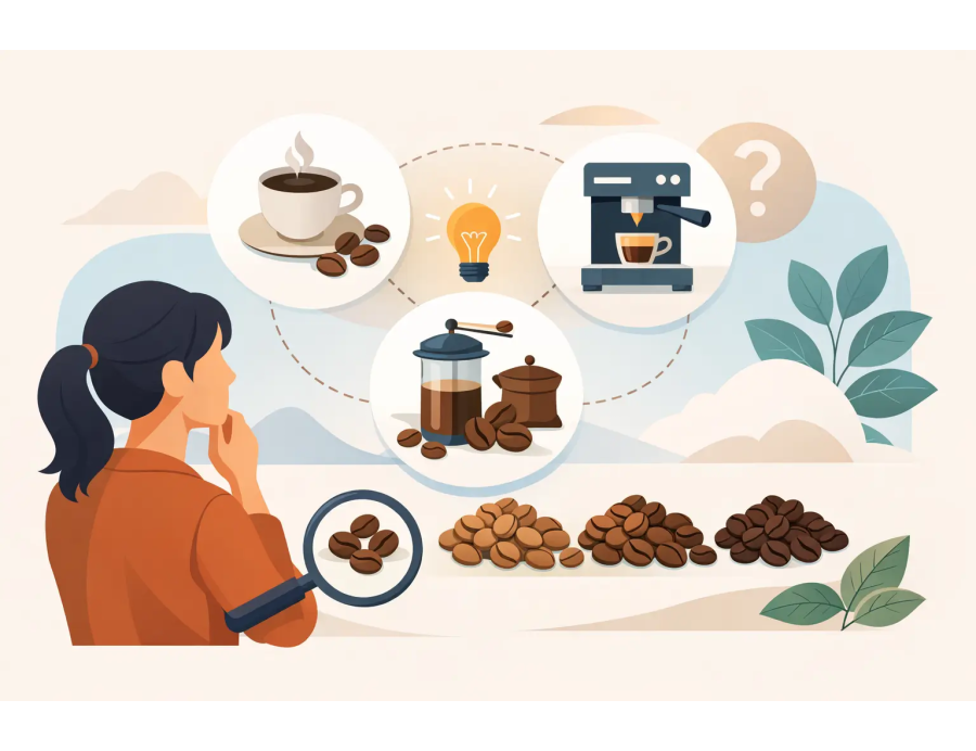 Welche Kaffeebohnen passen zu mir? So finden Sie sie