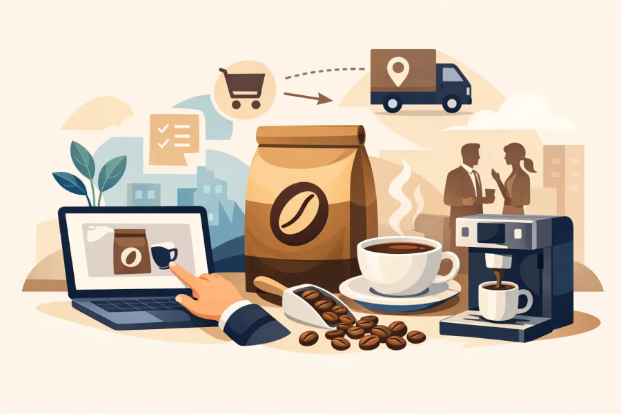 Kaffee Bohnen fürs Büro bestellen leicht gemacht
