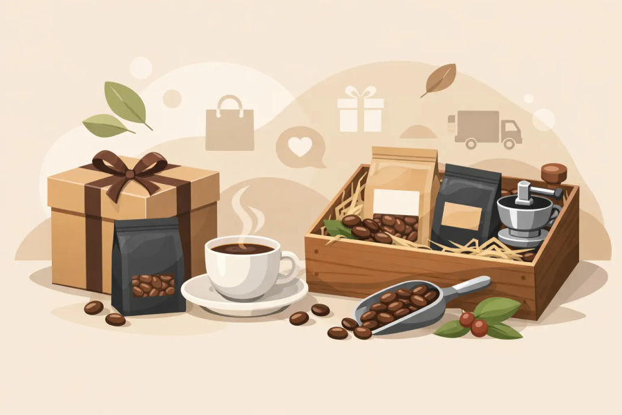 Kaffeebohnen als Geschenkset kaufen leicht gemacht