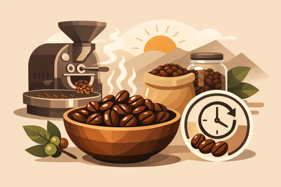 Warum das Röstdatum bei Kaffeebohnen wichtig ist